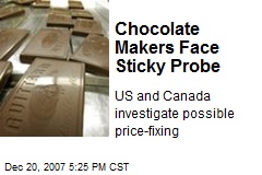 Chocolate Makers Face Sticky Probe