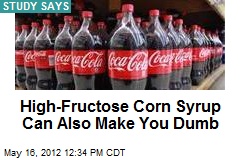 High-Fructose Corn Syrup Can Also Make You Dumb