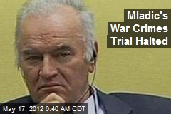 Mladic&#39;s War Crimes Trial Halted