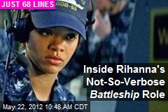 Inside Rihanna&#39;s Not-So-Verbose Battleship Role