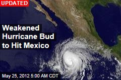 Hurricane Bud Builds Off Mexico