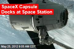 SpaceX Capsule Arrives at Space Station