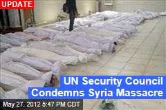 After Syria Massacre, UN Calls Emergency Meeting