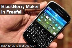 BlackBerry Maker In Freefall