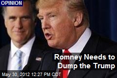 Romney Needs to Dump the Trump