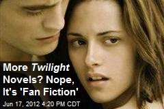 More Twilight Novels? Nope, It&#39;s &#39;Fan Fiction&#39;