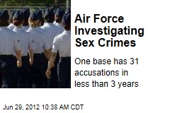 Air Force Investigating Sex Crimes
