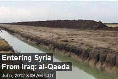 Entering Syria From Iraq: al-Qaeda