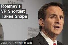 Romney&#39;s VP Shortlist Takes Shape