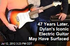47 Years Later, Dylan&#39;s Iconic Electric Guitar May Have Surfaced