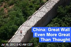 Great Wall of China – News Stories About Great Wall of China - Page 1 ...