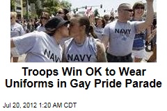 Troops Win OK to Wear Uniforms in Gay Pride Parade