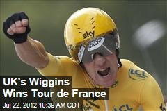 UK&#39;s Wiggins Wins Tour de France