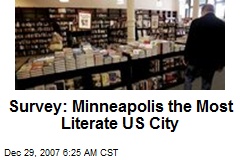 Survey: Minneapolis the Most Literate US City