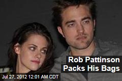 Pattinson Packs His Bags
