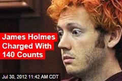 James Holmes Charged With 140 Counts