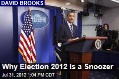 Why Election 2012 Is a Snoozer
