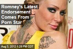 Romney&#39;s Latest Endorsement Comes From Porn Star