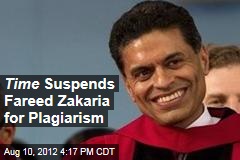 Time Suspends Fareed Zakaria for Plagiarism