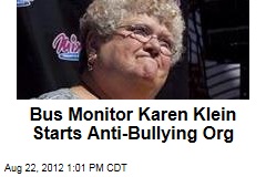 Bus Monitor Karen Klein Starts Anti-Bullying Org
