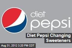 Diet Pepsi Changing Sweeteners