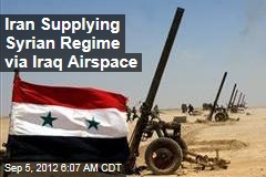 Iran Supplying Syrian Regime Via Iraq Airspace