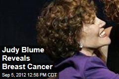 Judy Blume Reveals Breast Cancer