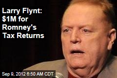 Larry Flynt: $1M for Romney&#39;s Tax Returns