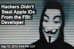 Hackers Didn&#39;t Steal Apple IDs From the FBI: Developer