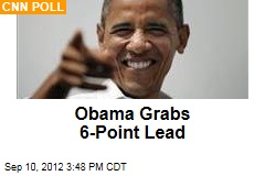 Obama Grabs 6-Point Lead