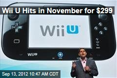 Wii U Hits in November for $299
