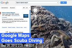 Google Maps Goes Scuba Diving