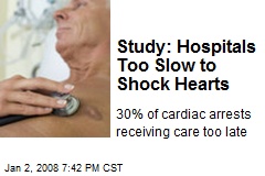 Study: Hospitals Too Slow to Shock Hearts