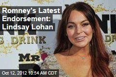 Romney&#39;s Latest Endorsement: Lindsay Lohan