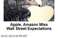 Apple, Amazon Miss Wall Street Expectations