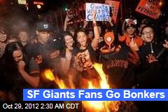 SF Giants Fans Go Bonkers