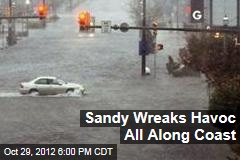 Sandy Updates by State: Atlantic City Underwater