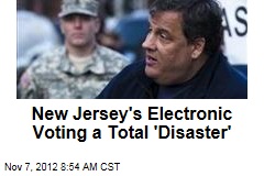 New Jersey&#39;s Electronic Voting a Total &#39;Disaster&#39;