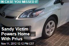Sandy Victim Powers Home ... With Prius