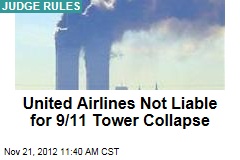United Airlines Not Liable for 9/11 Tower Collapse