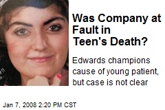 Was Company at Fault in Teen's Death?