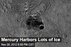 Mercury Harbors Lots of Ice