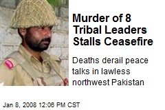 Murder of 8 Tribal Leaders Stalls Ceasefire