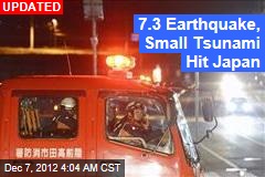 Earthquake Off Japan Prompts Tsunami Warning