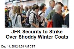 JFK Security to Strike Over Shoddy Winter Coats