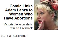 Comic Links Adam Lanza to Women Who Have Abortions
