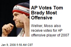 AP Votes Tom Brady Most Offensive