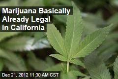 Marijuana Basically Already Legal in California