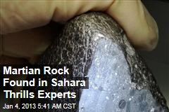 Martian Rock Found in Sahara Thrills Experts