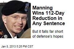 Manning Wins 112-Day Reduction in Any Sentence